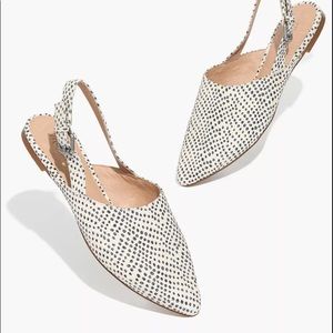 Madewell Remi Slingback Leather Flats